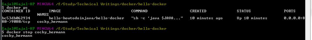 Учебник Docker для начинающих: Hello World Example5