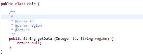 Сочетание клавиш Java Comment в Eclipse